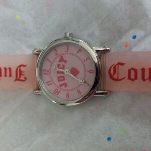Juicy Couture Pink and Silver Watch